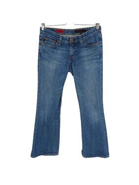 AG Adriano Goldschmied Womens 28 R The Club Bootcut Denim Jeans Cotton Blend